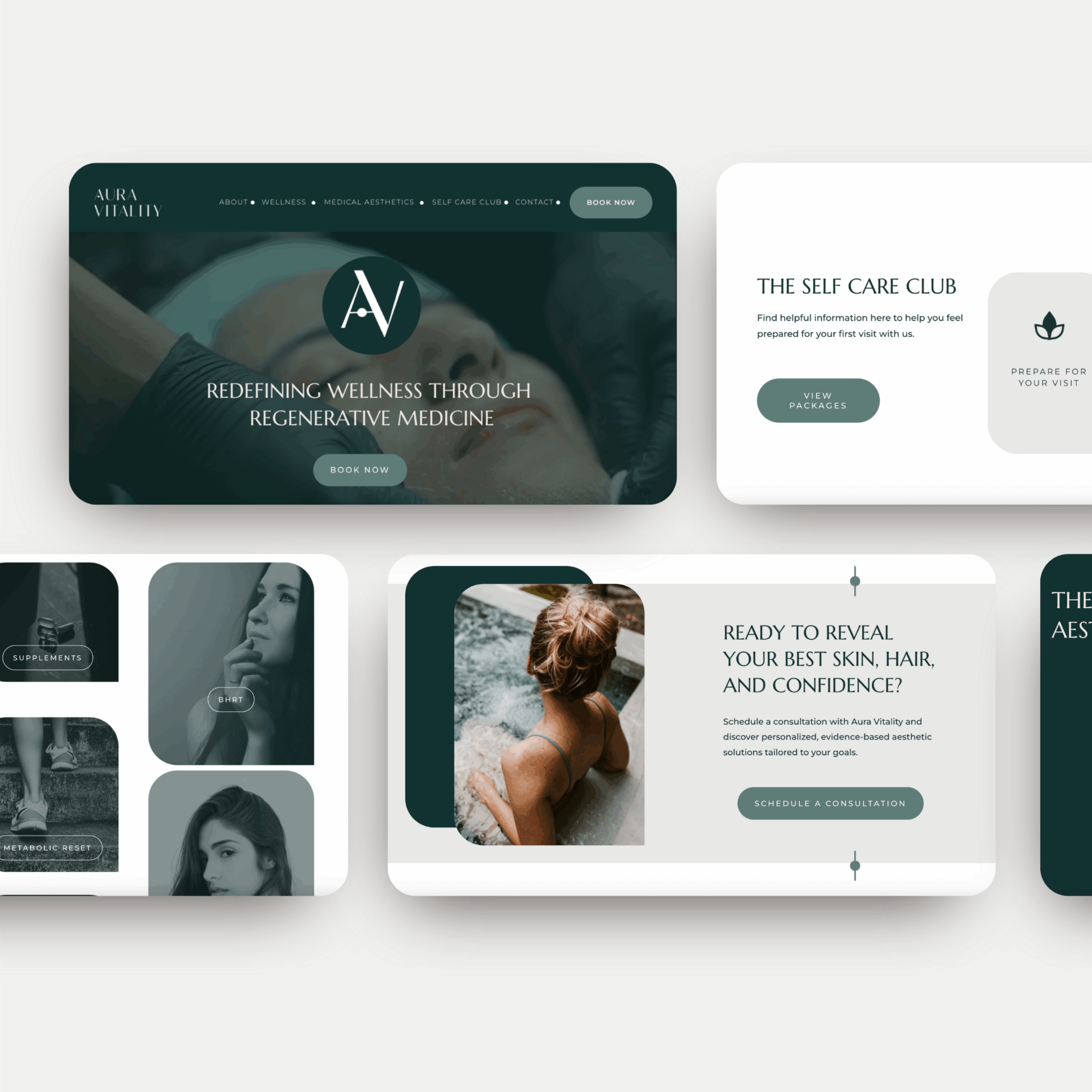 The aura vitality portfolio cover