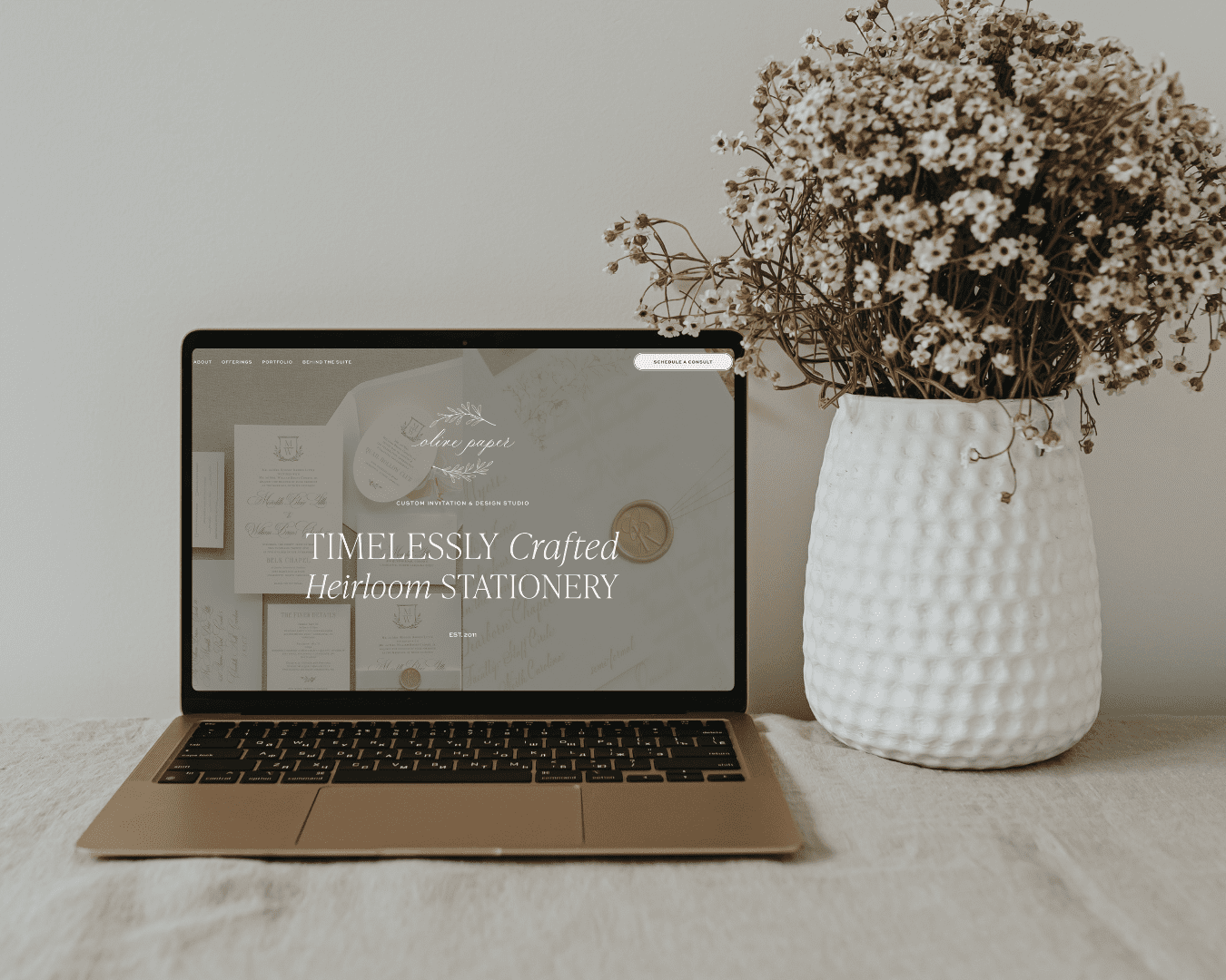 olive paper charlotte nc mockup