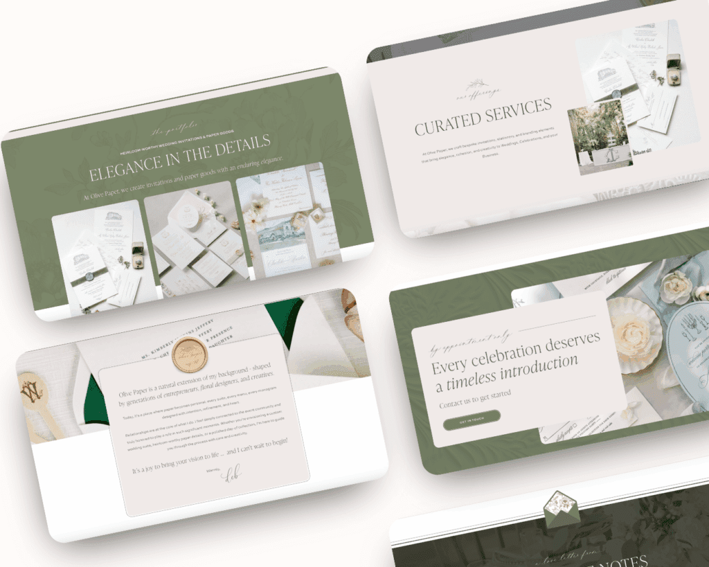 olive paper multiple screens