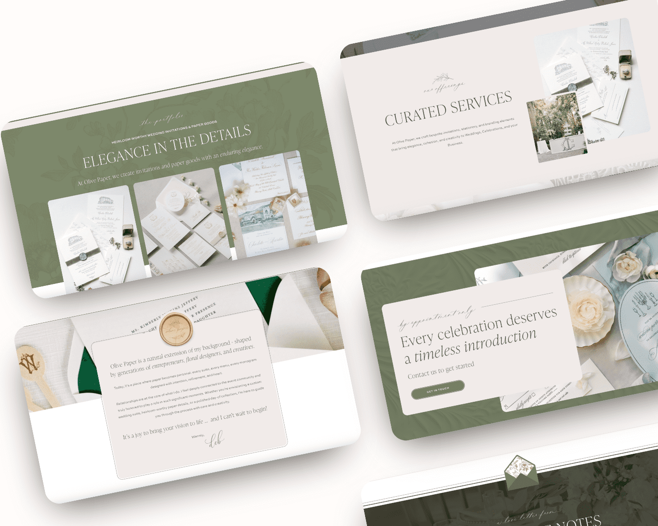 olive paper multiple screens